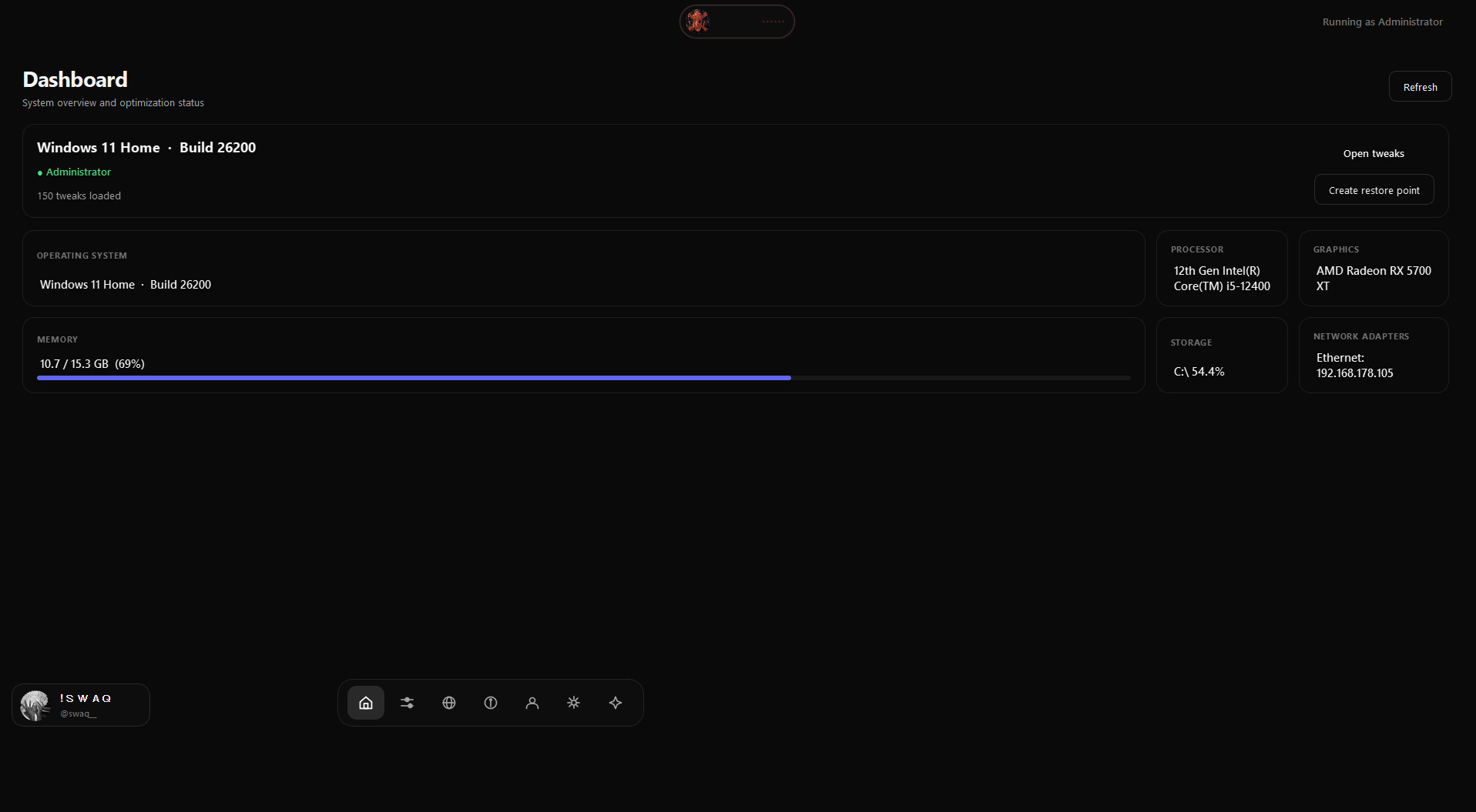 Dashboard